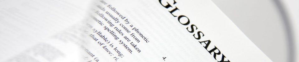 Glossary
